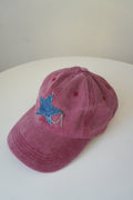 Casquette étoile rose