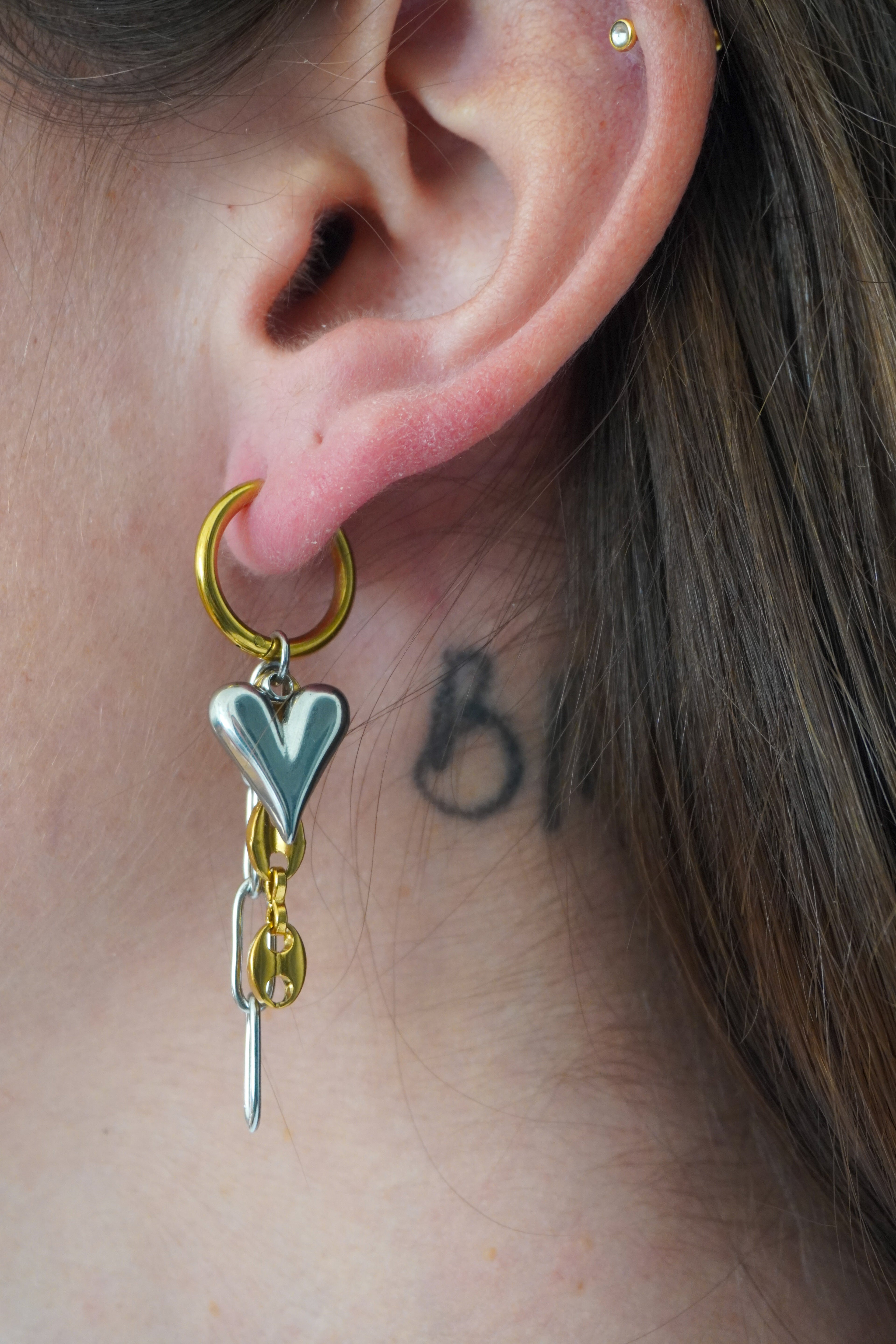 Boucle d'oreille - HEART ATTACK