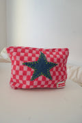 Trousse brodée étoile
