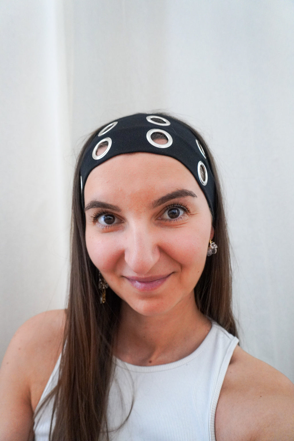 Bandeau oeillets noir