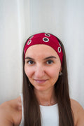 Bandeau oeillets rouge