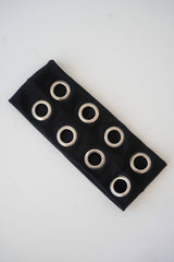 Bandeau oeillets noir