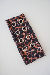 Bandeau oeillets léopard
