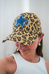 Casquette étoile léopard