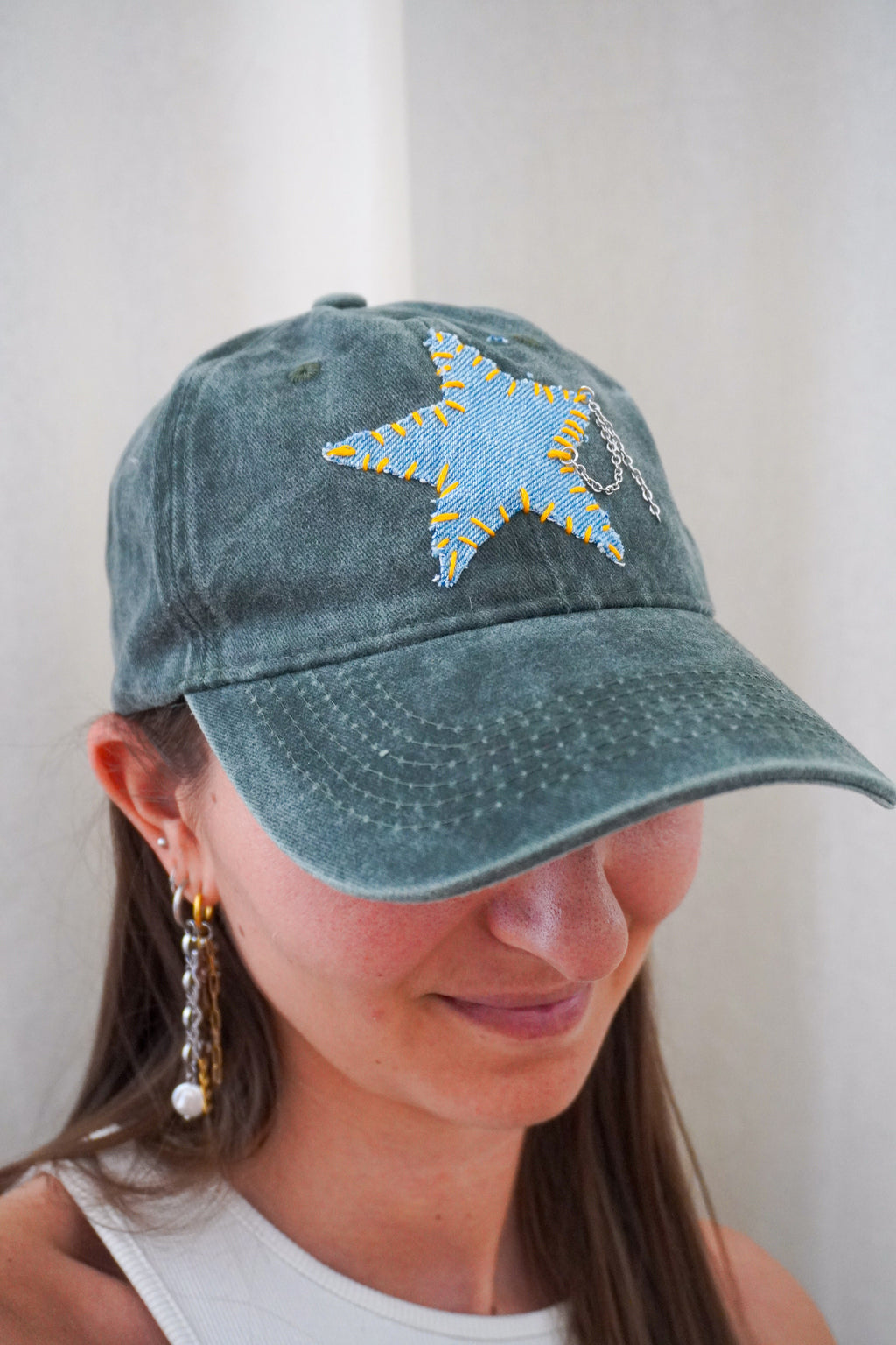 Casquette étoile verte