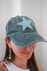 Casquette étoile verte