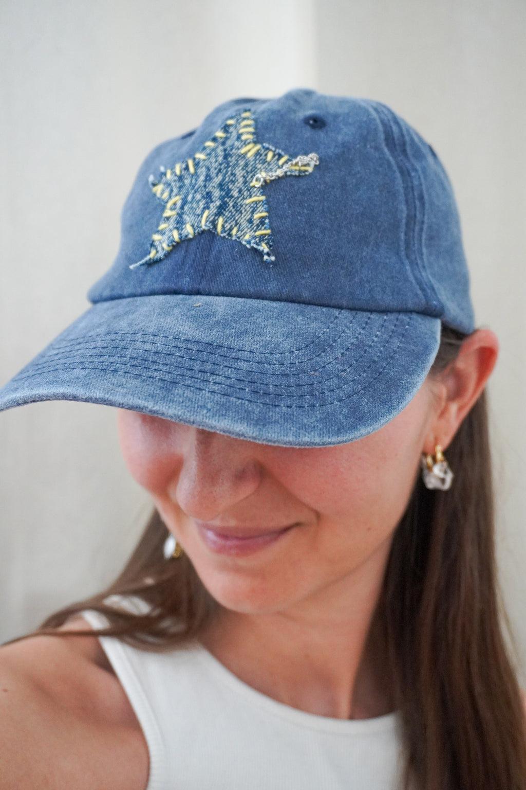 Casquette étoile bleue