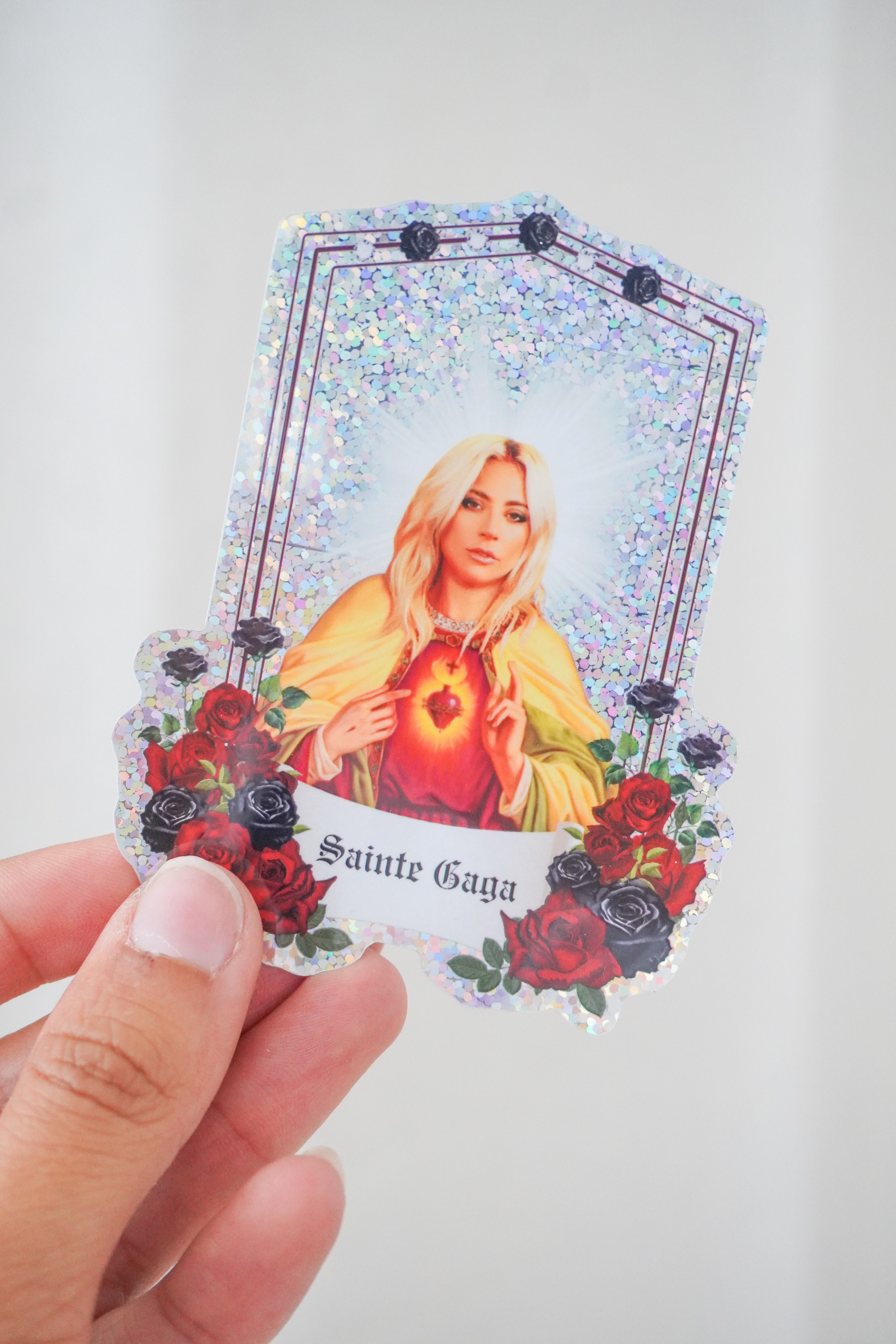 Sticker à Paillettes Lady Gaga