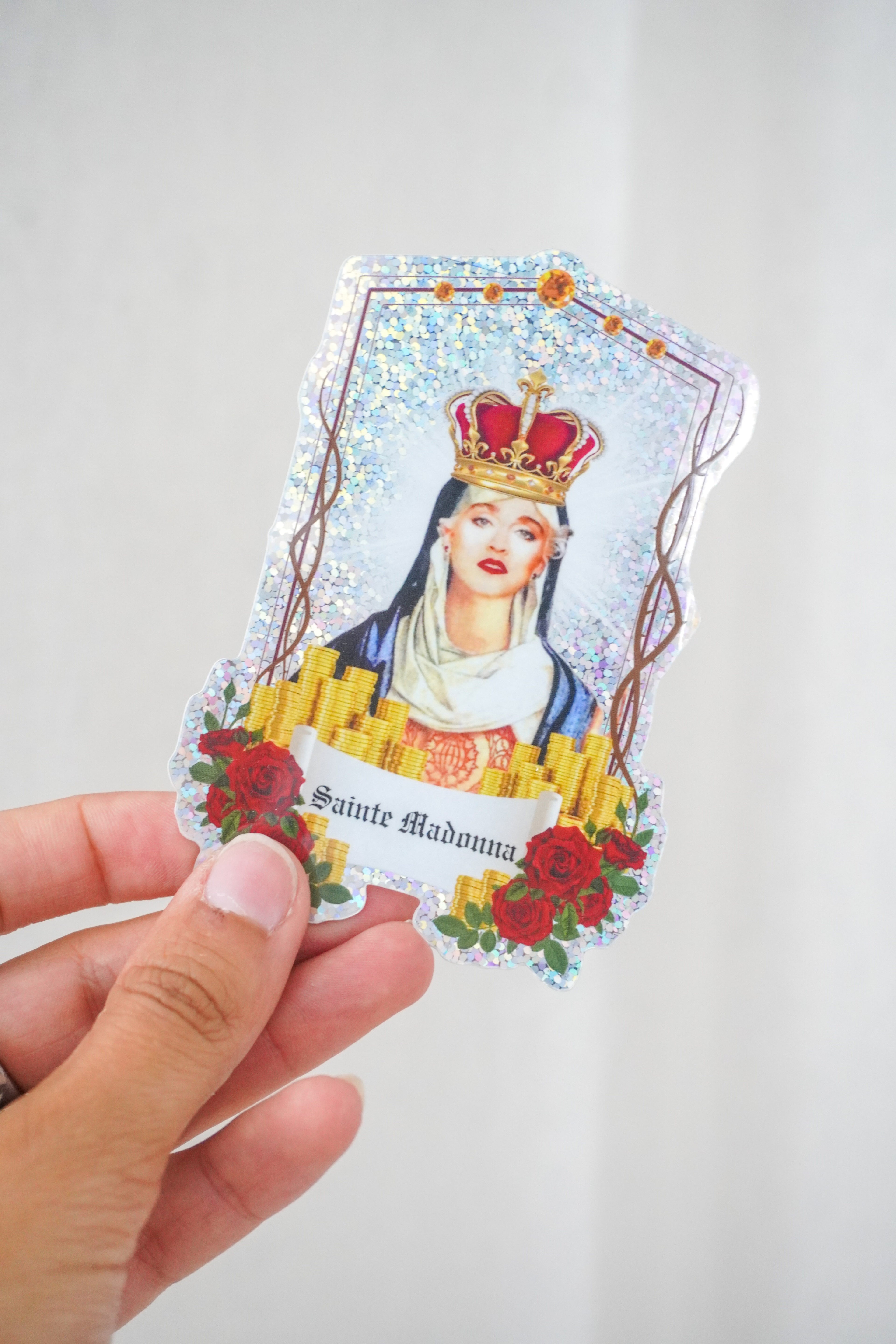 Sticker à Paillettes Madonna