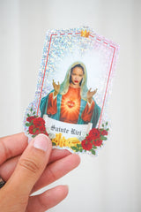 Sticker à Paillettes Rihanna