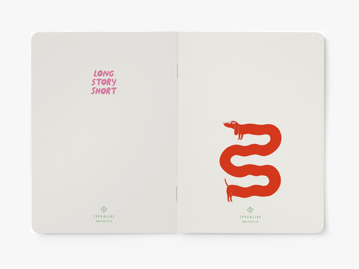 Carnet A5 illustré – Long story short
