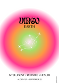 Affiche astrologie - Vierge