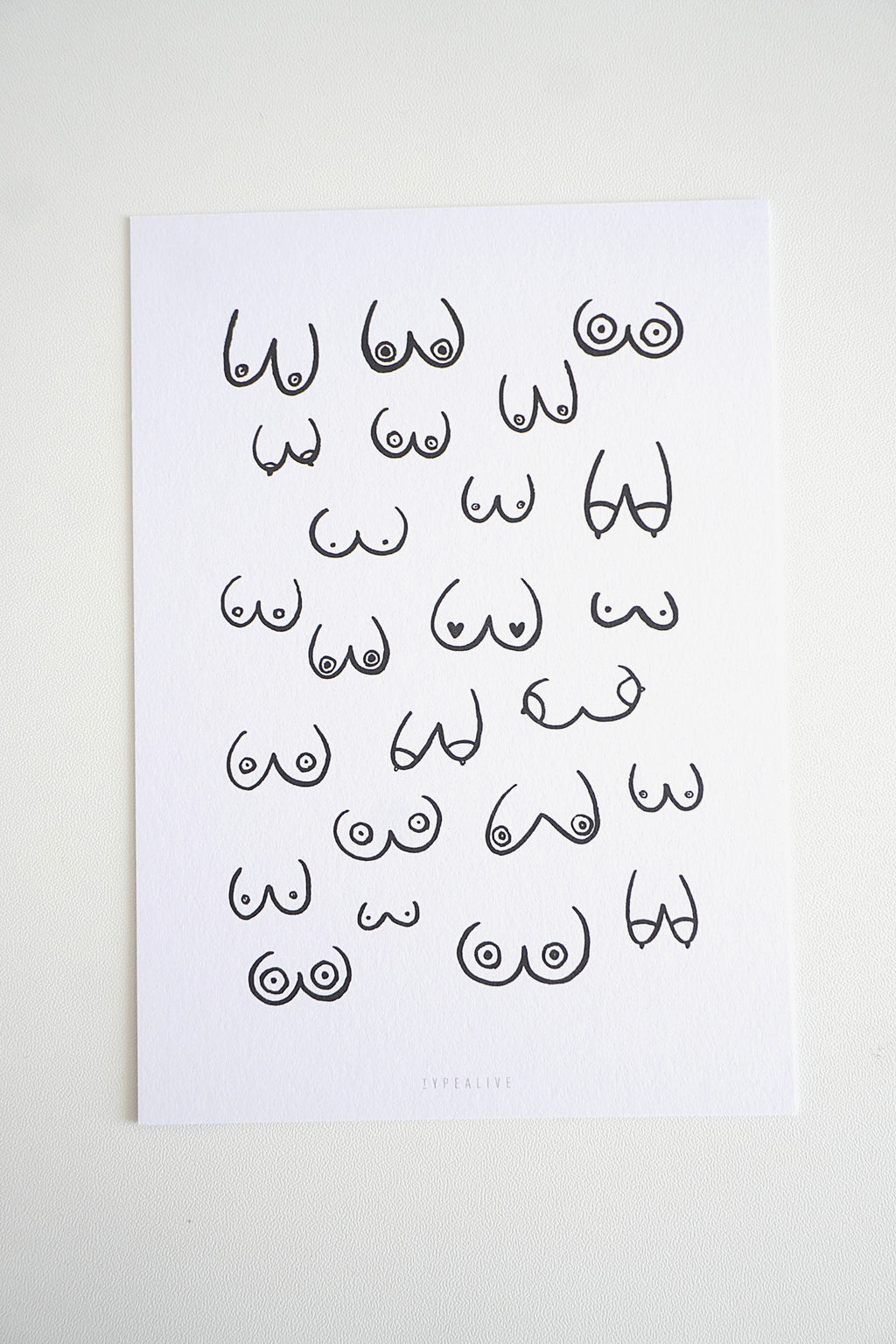 Boobs carte de Vœux – Remerciement, Anniversaire & Plus