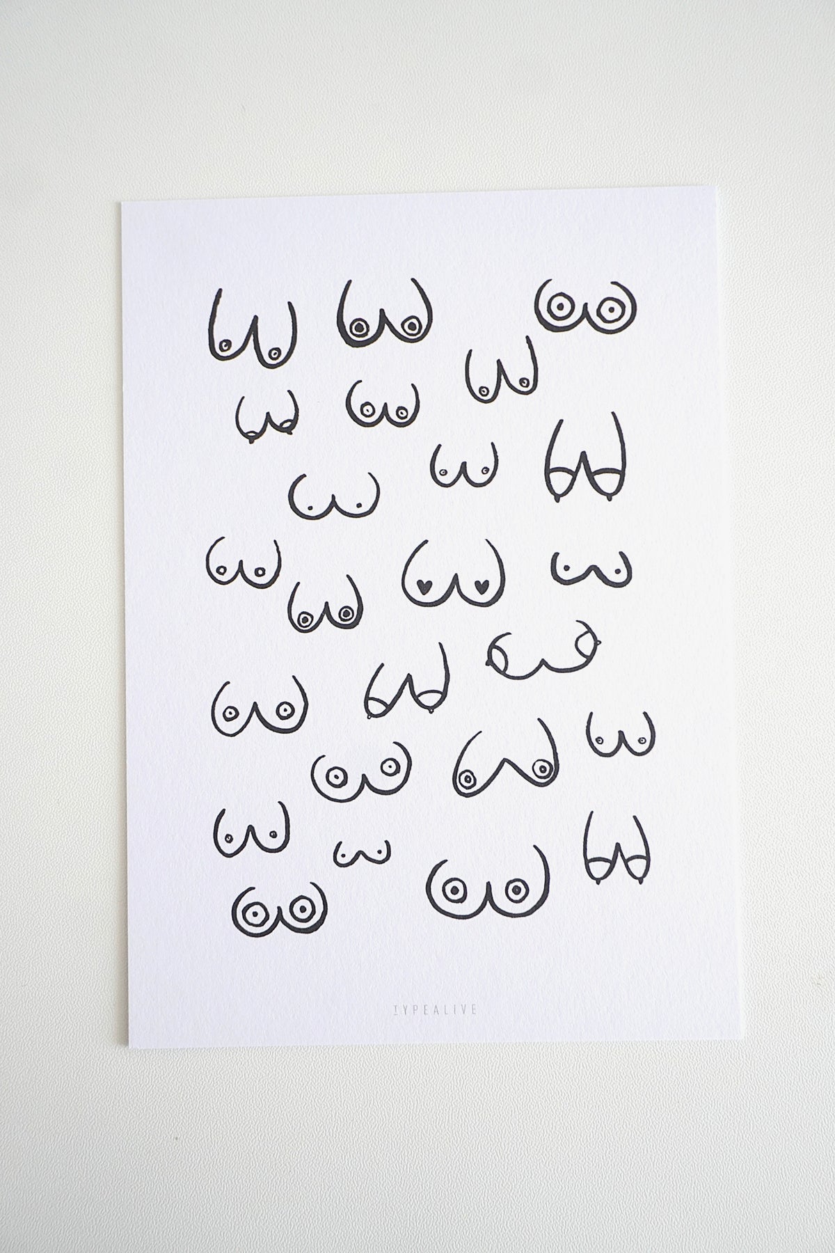 Boobs carte de Vœux – Remerciement, Anniversaire & Plus