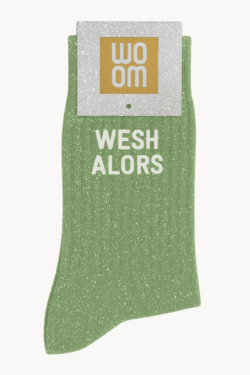 Chaussettes à paillettes Wesh alors