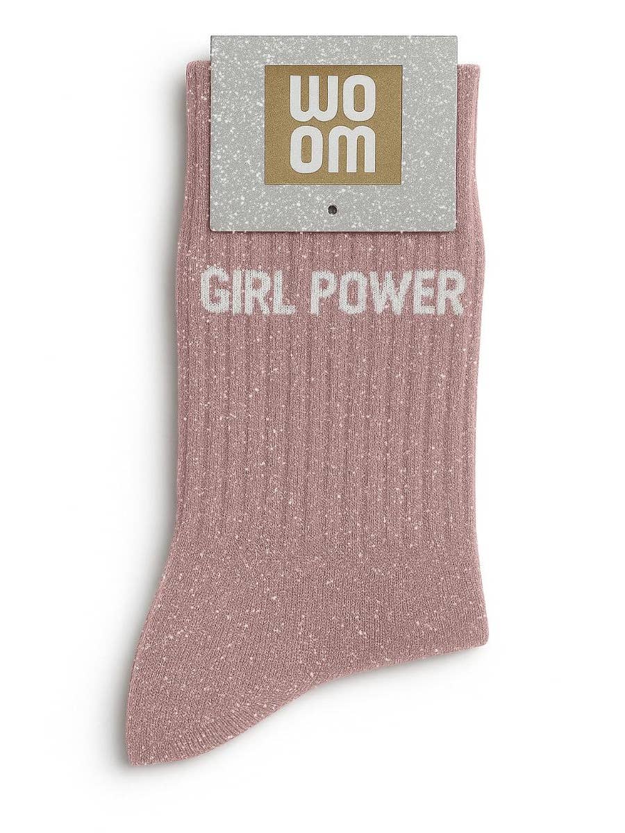 Chaussettes à paillettes Girl power