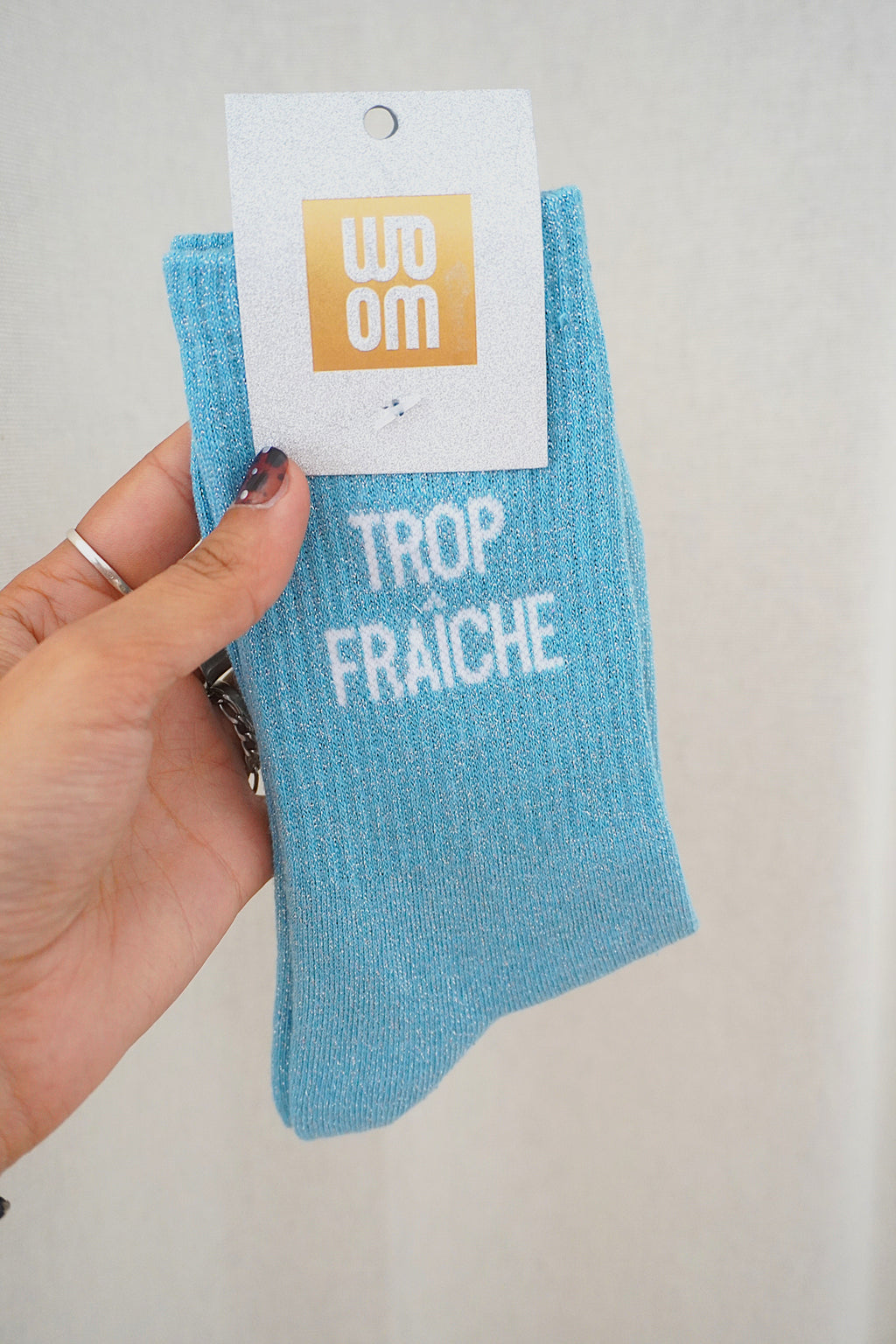 Chaussettes à paillettes Trop fraîche