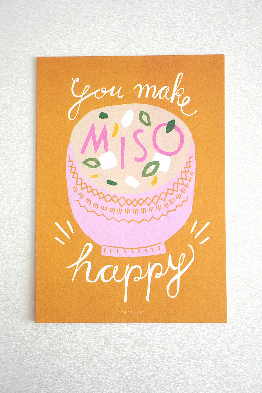 Make Miso carte de Vœux – Remerciement, Anniversaire & Plus