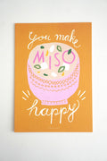 Make Miso carte de Vœux – Remerciement, Anniversaire & Plus
