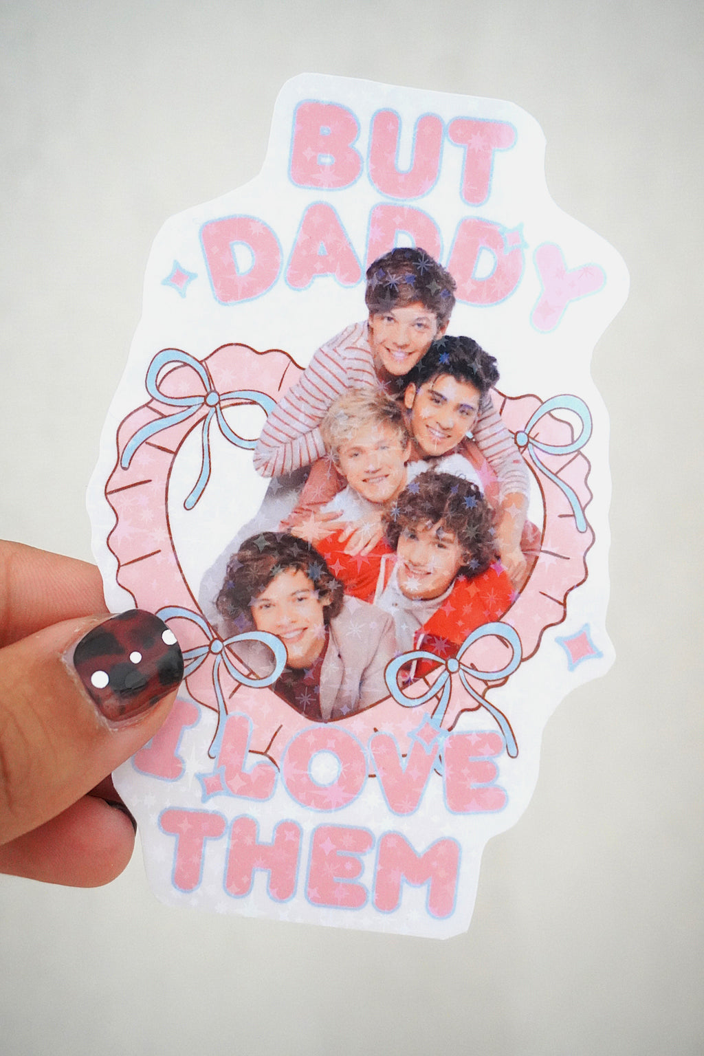 Sticker à Paillettes One Direction