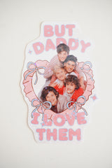 Sticker à Paillettes One Direction