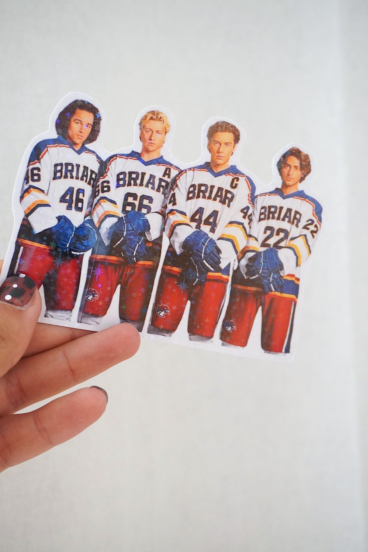 Sticker à Paillettes Briar Hockey Team