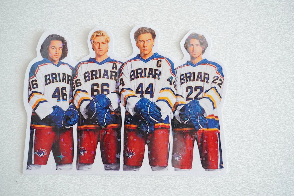 Sticker à Paillettes Briar Hockey Team