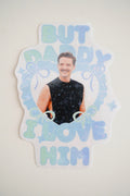 Sticker à Paillettes Pedro Pascal
