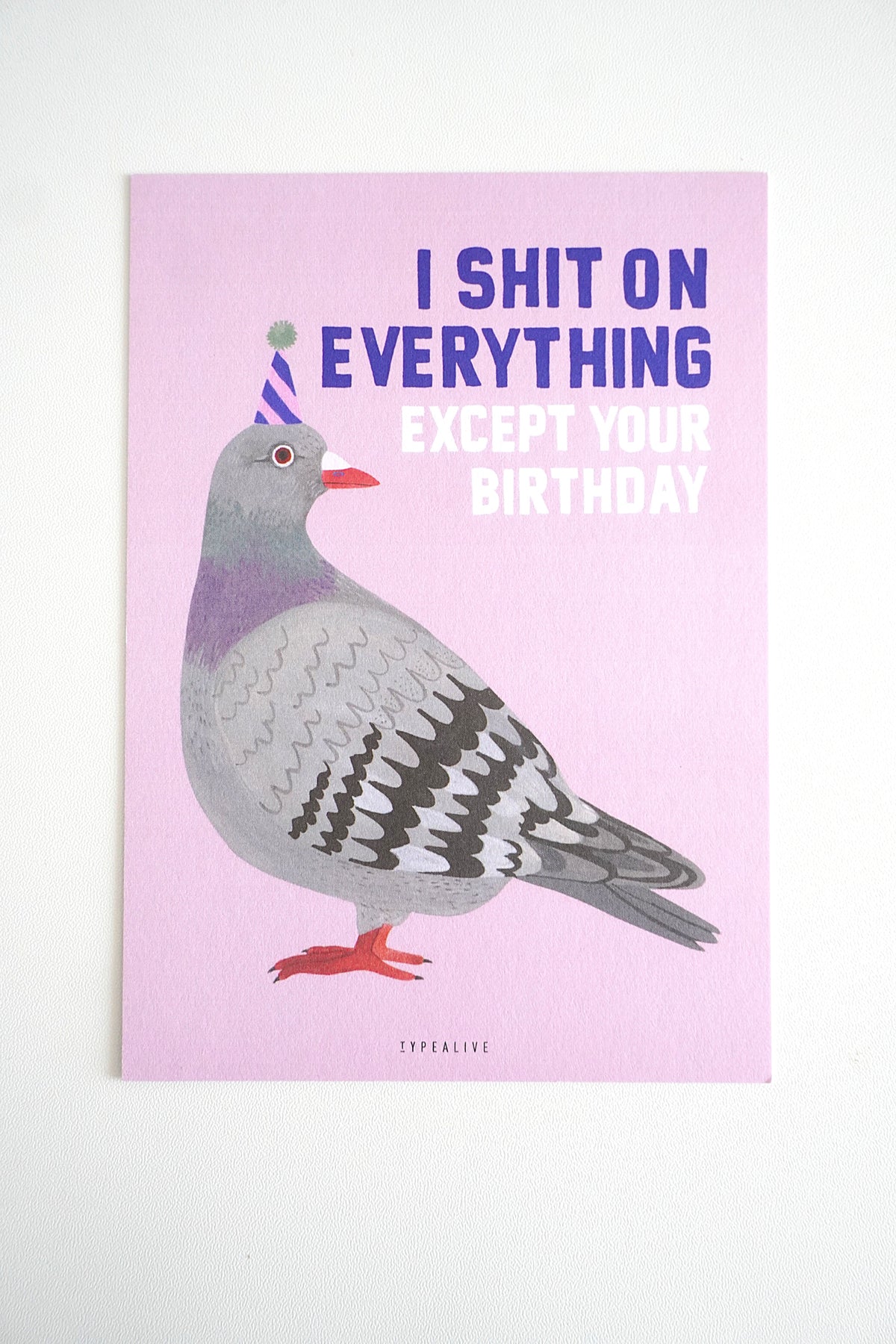 Pigeon carte de Vœux – Remerciement, Anniversaire & Plus