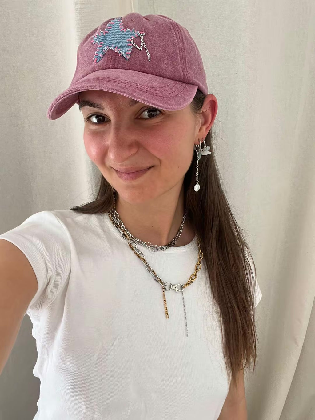 Casquette étoile léopard