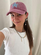 Casquette étoile léopard